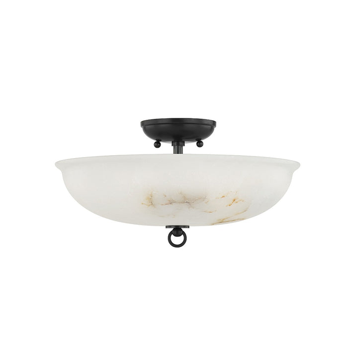 Hudson Valley MDS810-DB Three Light Semi Flush Mount, Distressed Bronze