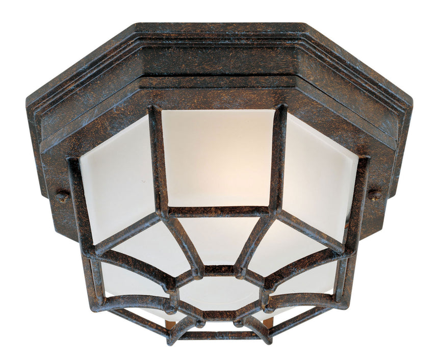 Savoy House 5-2066-72 One Light Flush Mount, Rustic Bronze