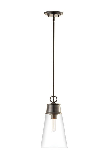 Z-Lite 2300P8-BP One Light Pendant, Plated Bronze