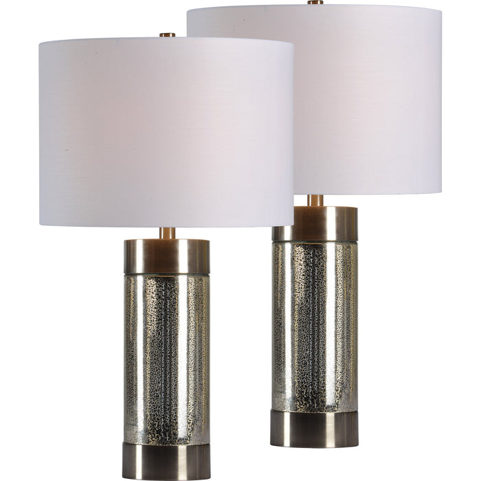 Renwil LPT893-SET2 Table Lamp- Set, Antique Mercury