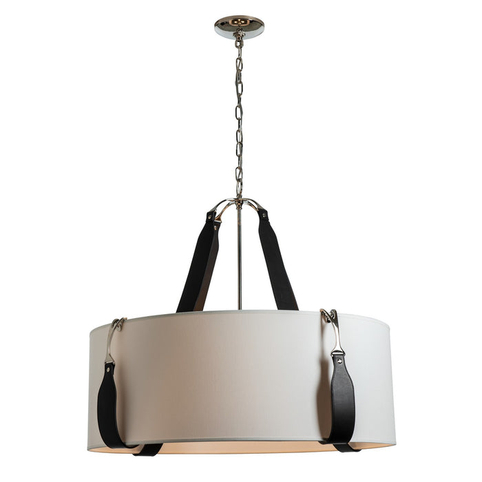 Hubbardton Forge 104072-SKT-24-LK-SF2812 Four Light Pendant, Polished Nickel