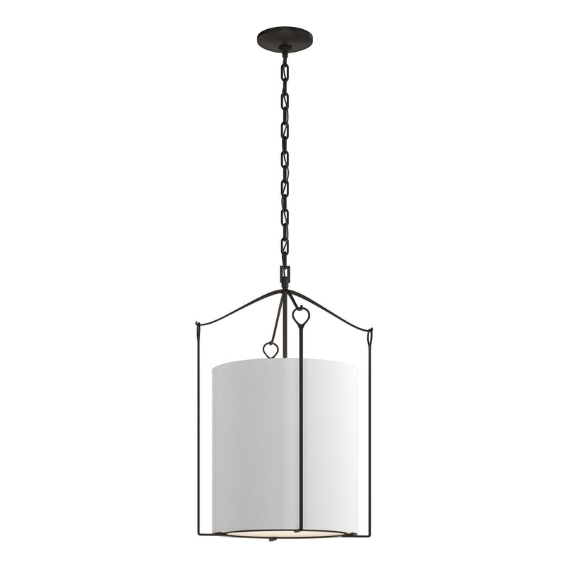 Hubbardton Forge 104260-SKT-10-SF1509 Three Light Pendant, Black
