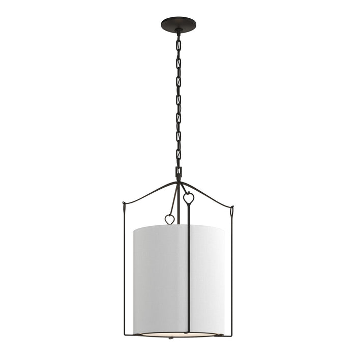 Hubbardton Forge 104260-SKT-10-SF1509 Three Light Pendant, Black