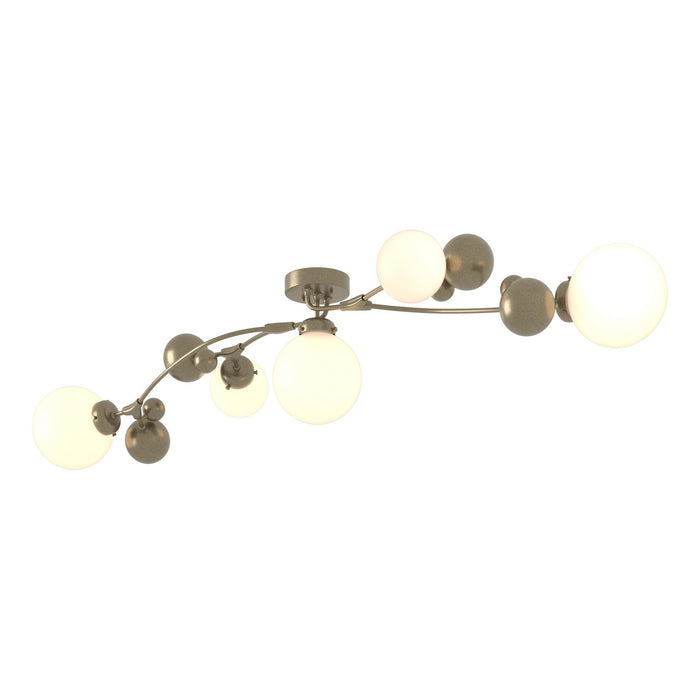 Hubbardton Forge 128715-SKT-84-GG0639 Five Light Semi-Flush Mount, Soft Gold