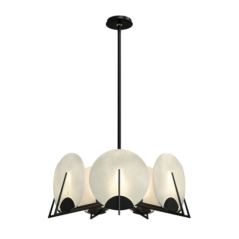 Hubbardton Forge 131059-SKT-MULT-89-AR Seven Light Pendant, Ink