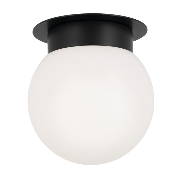 Kichler 52586BK One Light Flush Mount, Black