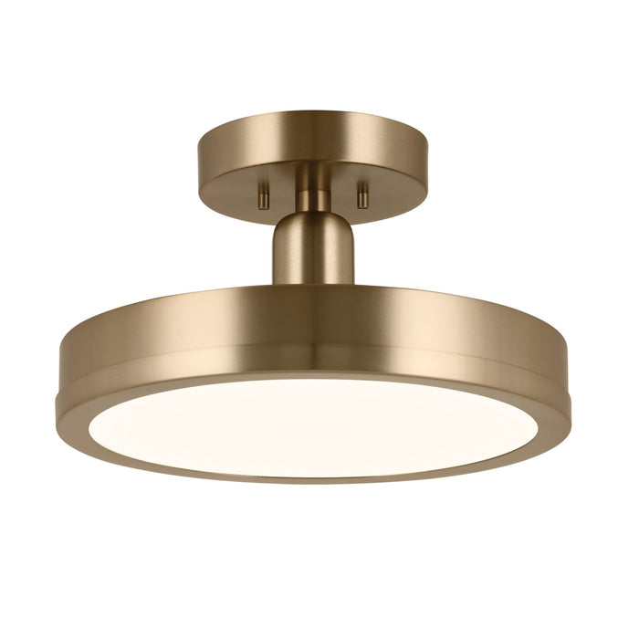 Kichler 52589CPZ LED Semi Flush Mount, Champagne Bronze