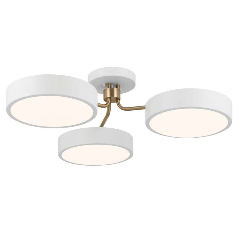 Kichler 52604WHCPZ LED Semi Flush Mount, White