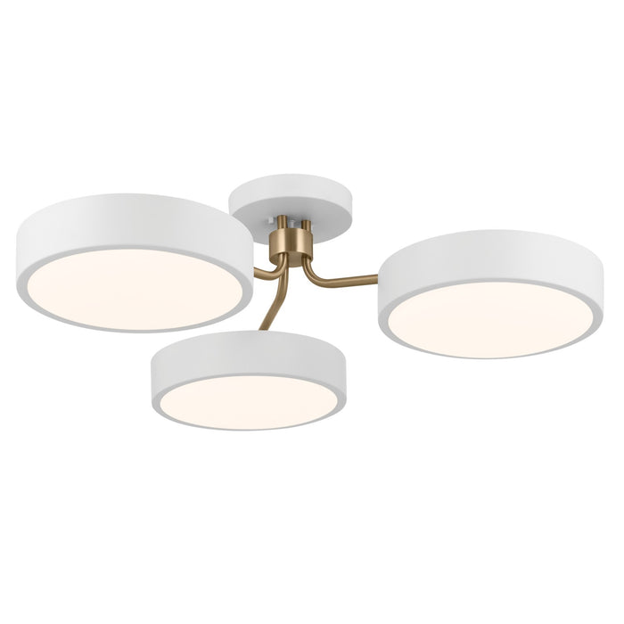 Kichler 52604WHCPZ LED Semi Flush Mount, White