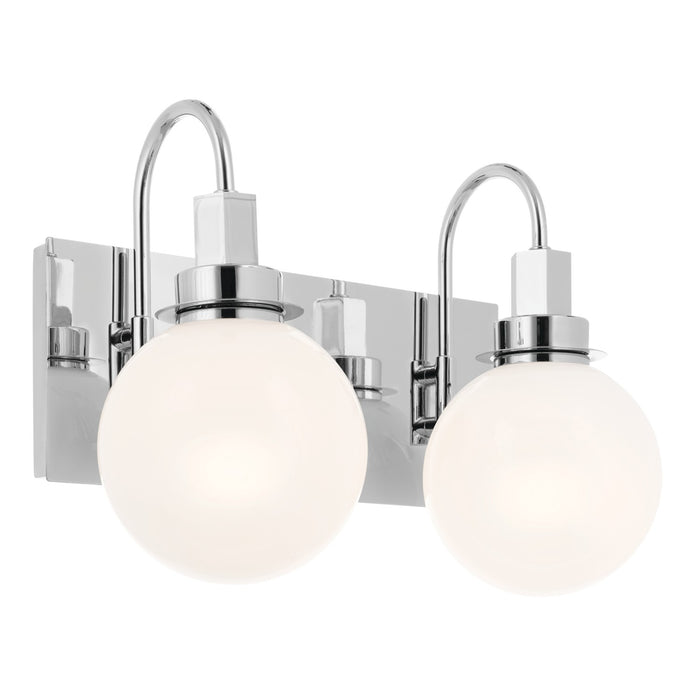 Kichler 55150CH Two Light Bath, Chrome