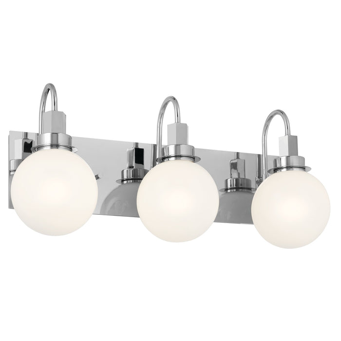 Kichler 55151CH Three Light Bath, Chrome