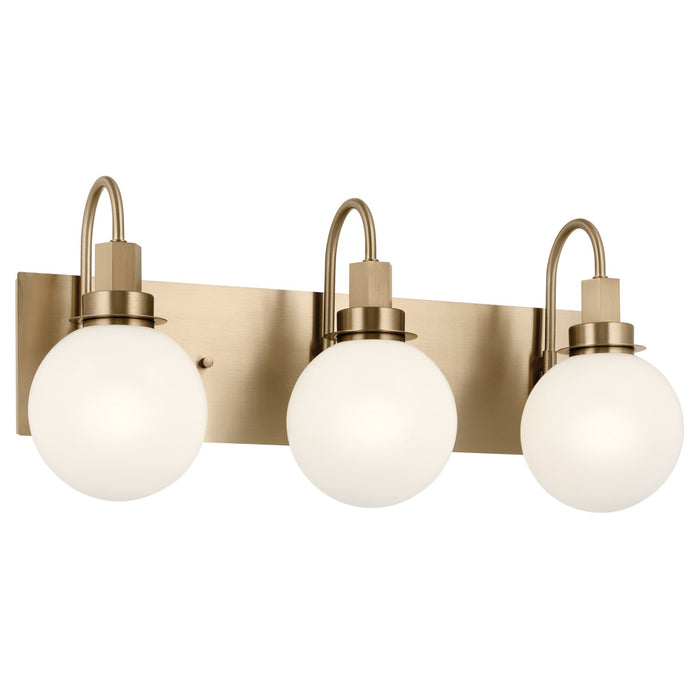Kichler 55151CPZ Three Light Bath, Champagne Bronze