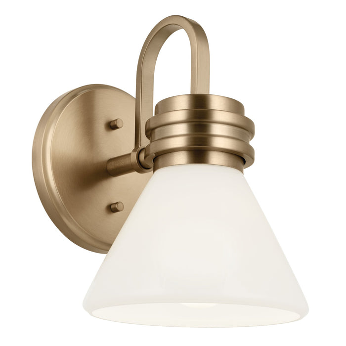 Kichler 55153CPZ One Light Wall Sconce, Champagne Bronze