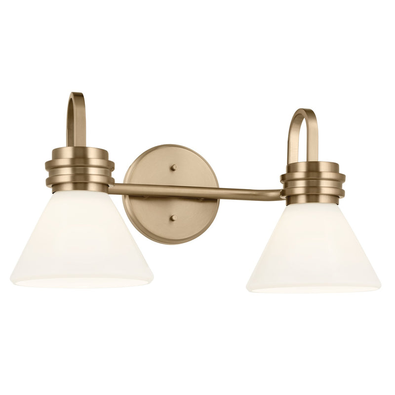 Kichler 55154CPZ Two Light Bath, Champagne Bronze