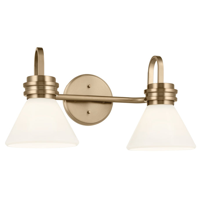 Kichler 55154CPZ Two Light Bath, Champagne Bronze