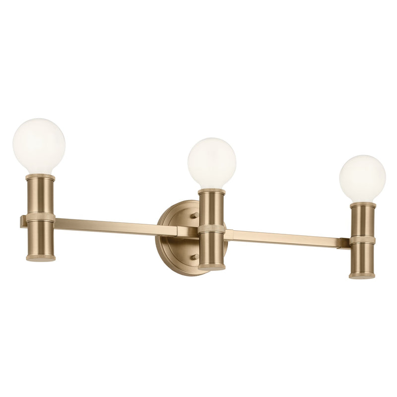 Kichler 55157CPZ Three Light Bath, Champagne Bronze