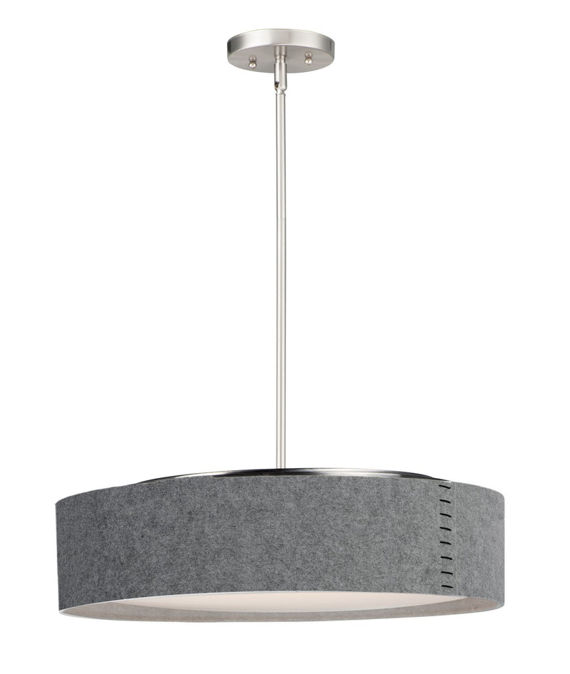 Maxim 10226GYSN LED Pendant, Satin Nickel
