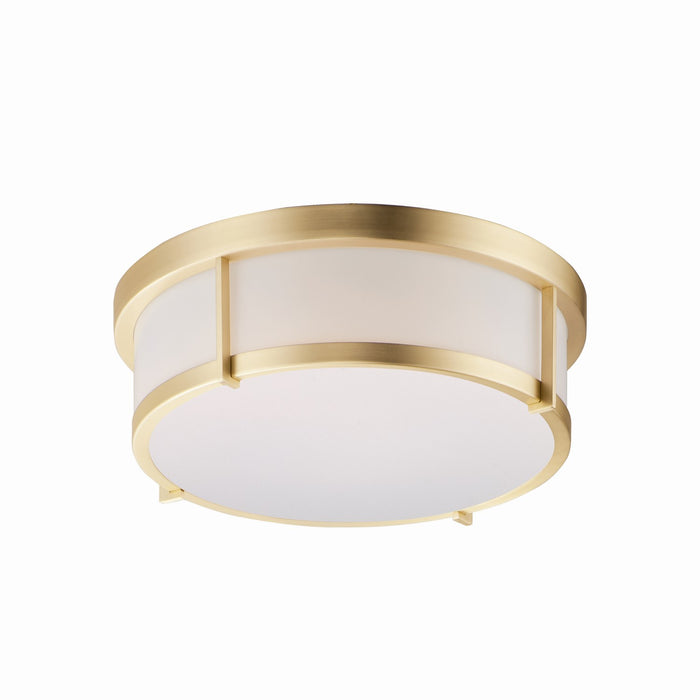 Maxim 10273WTSBR LED Flush Mount, Satin Brass