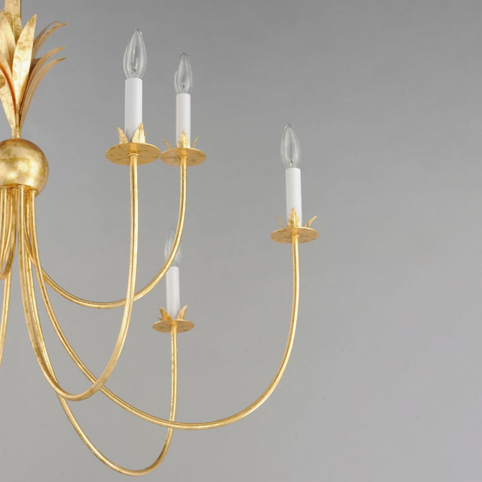 Maxim 2889GL Nine Light Chandelier, Gold Leaf (Display - Final Sale)