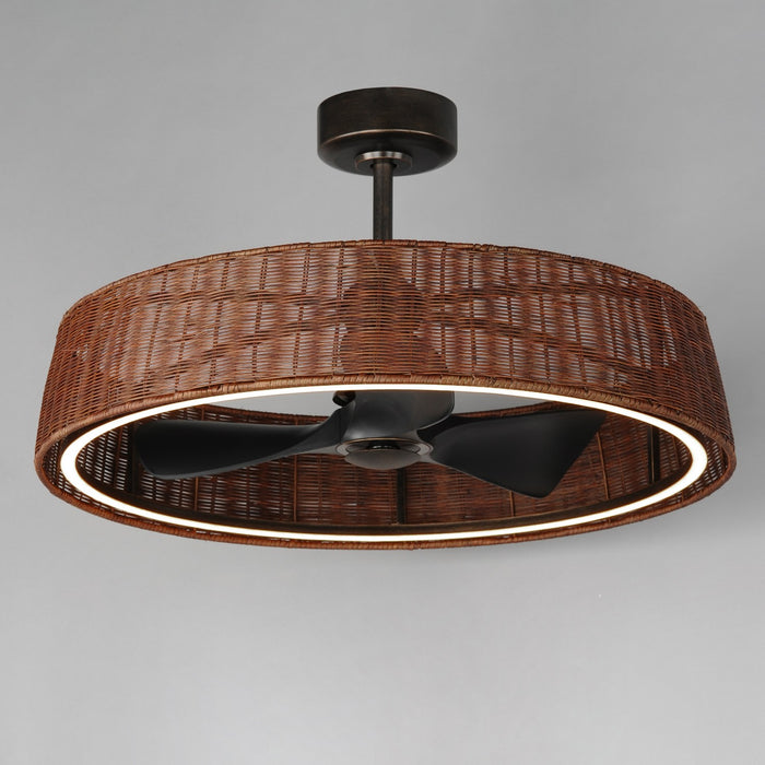 Maxim 61014RADBZ LED Fandelight, Dark Bronze
