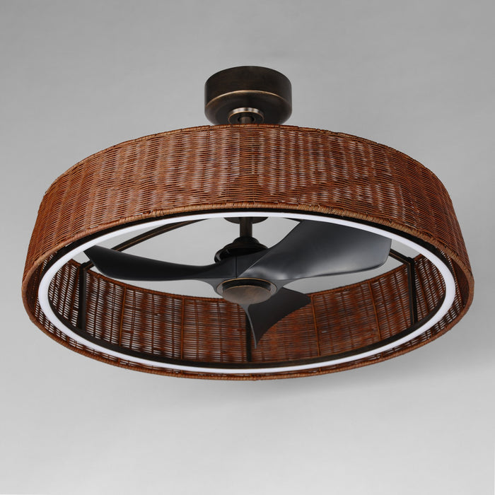 Maxim 61014RADBZ LED Fandelight, Dark Bronze