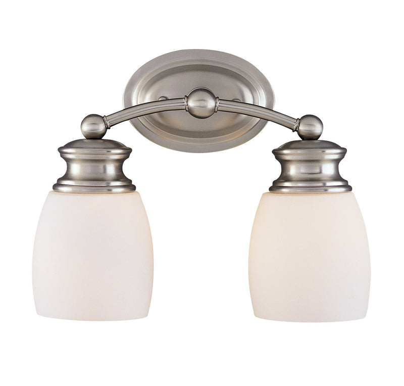 Savoy House 8-9127-2-SN Two Light Bath Bar, Satin Nickel