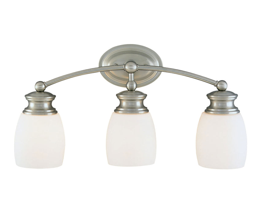 Savoy House 8-9127-3-SN Three Light Bath Bar, Satin Nickel