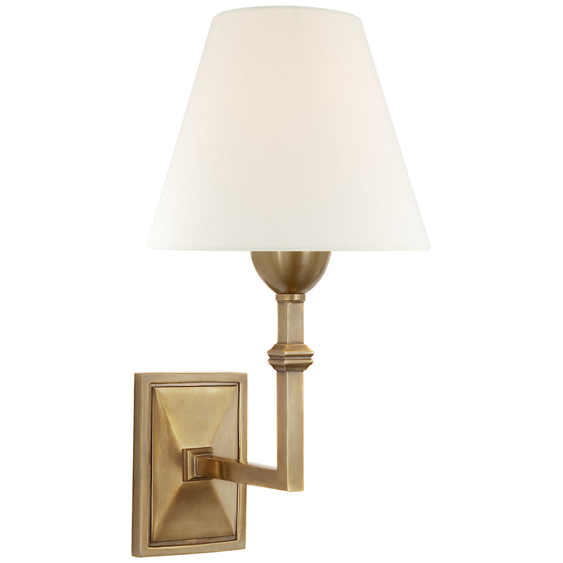 Visual Comfort Signature AH 2305HAB-L One Light Wall Sconce, Hand-Rubbed Antique Brass