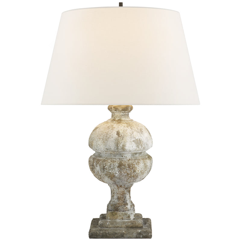 Visual Comfort Signature AH 3100GS-L One Light Table Lamp, Garden Stone