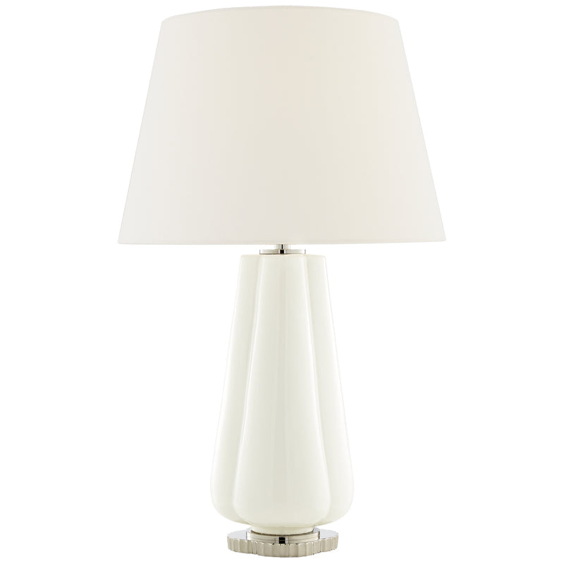 Visual Comfort Signature AH 3127WHT-L Two Light Table Lamp, White Porcelain