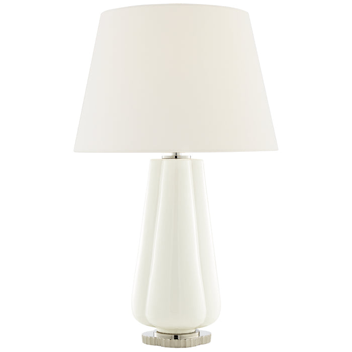 Visual Comfort Signature AH 3127WHT-L Two Light Table Lamp, White Porcelain