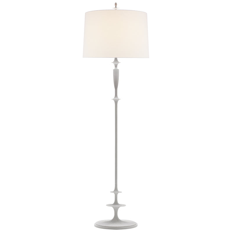 Visual Comfort Signature BBL 1002WHT-L One Light Floor Lamp, Plaster White