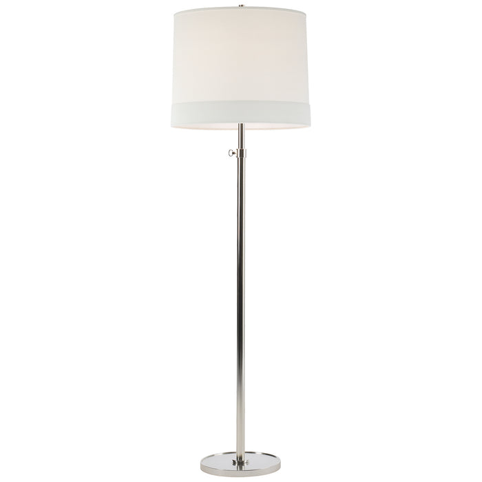 Visual Comfort Signature BBL 1023SS-L One Light Floor Lamp, Soft Silver