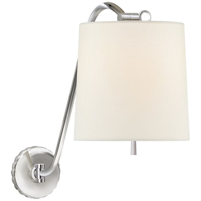 Visual Comfort Signature BBL 2010PN-L One Light Wall Sconce, Polished Nickel