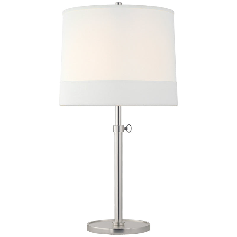 Visual Comfort Signature BBL 3023SS-L One Light Table Lamp, Soft Silver