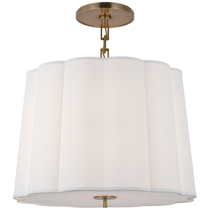 Visual Comfort Signature BBL 5015SB-L Five Light Hanging Lantern, Soft Brass