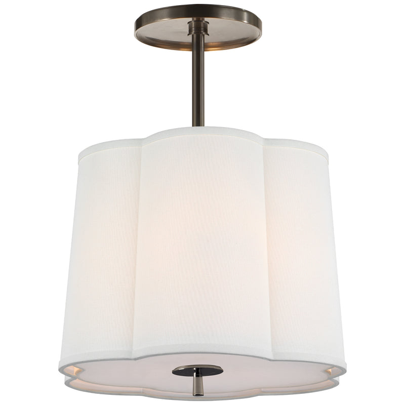 Visual Comfort Signature BBL 5016BZ-L Three Light Hanging Lantern, Bronze