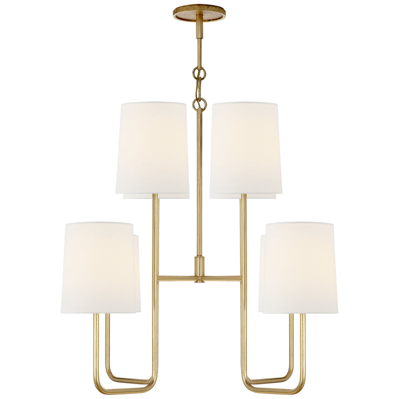 Visual Comfort Signature BBL 5081G-L Eight Light Chandelier, Gild