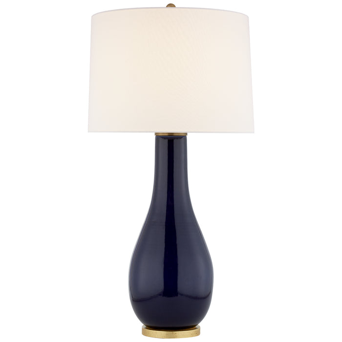 Visual Comfort Signature CHA 8655DM-L One Light Table Lamp, Denim Porcelain