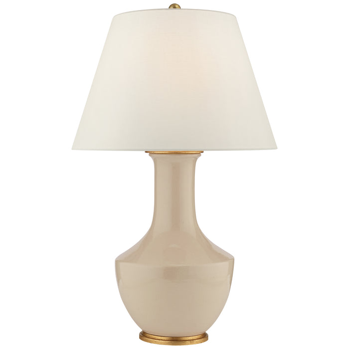 Visual Comfort Signature CHA 8661ICO-L One Light Table Lamp, Coconut Porcelain