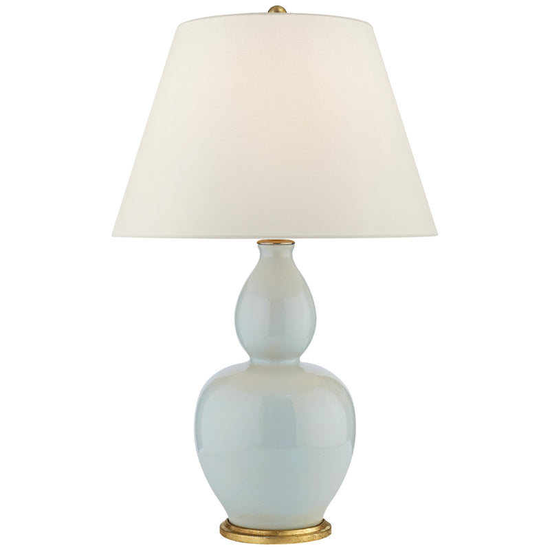 Visual Comfort Signature CHA 8663ICB-L One Light Table Lamp, Ice Blue Porcelain