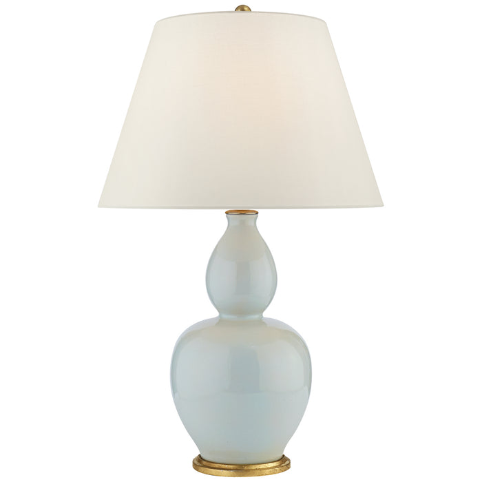 Visual Comfort Signature CHA 8663ICB-L One Light Table Lamp, Ice Blue Porcelain