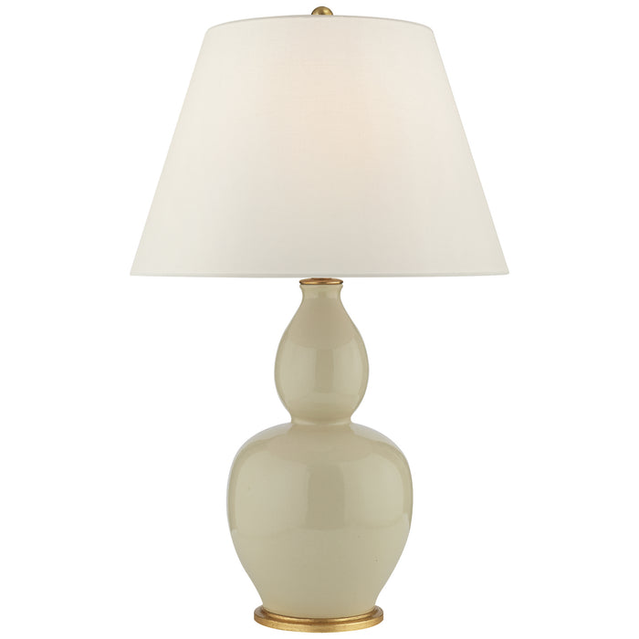 Visual Comfort Signature CHA 8663ICO-L One Light Table Lamp, Coconut Porcelain