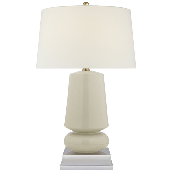 Visual Comfort Signature CHA 8668ICO-L One Light Table Lamp, Coconut Porcelain