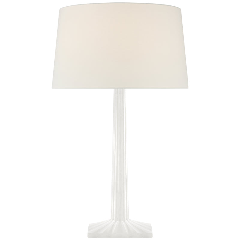 Visual Comfort Signature CHA 8707WHT-L One Light Table Lamp, Plaster White