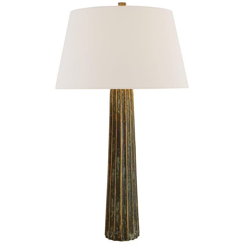 Visual Comfort Signature CHA 8906BZV-L One Light Table Lamp, Bronze with Verdigris Highlights