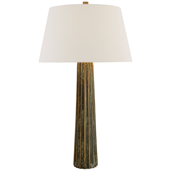 Visual Comfort Signature CHA 8906BZV-L One Light Table Lamp, Bronze with Verdigris Highlights
