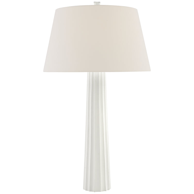 Visual Comfort Signature CHA 8906WHT-L One Light Table Lamp, Plaster White