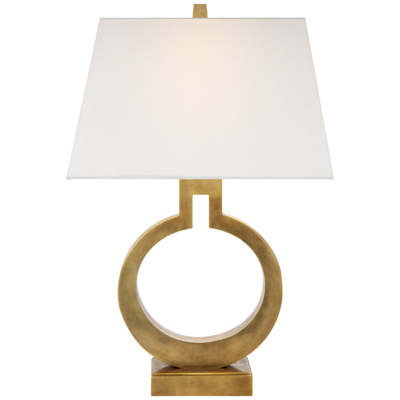 Visual Comfort Signature CHA 8969AB-L One Light Table Lamp, Antique-Burnished Brass