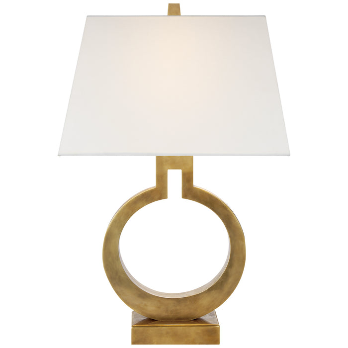 Visual Comfort Signature CHA 8969AB-L One Light Table Lamp, Antique-Burnished Brass